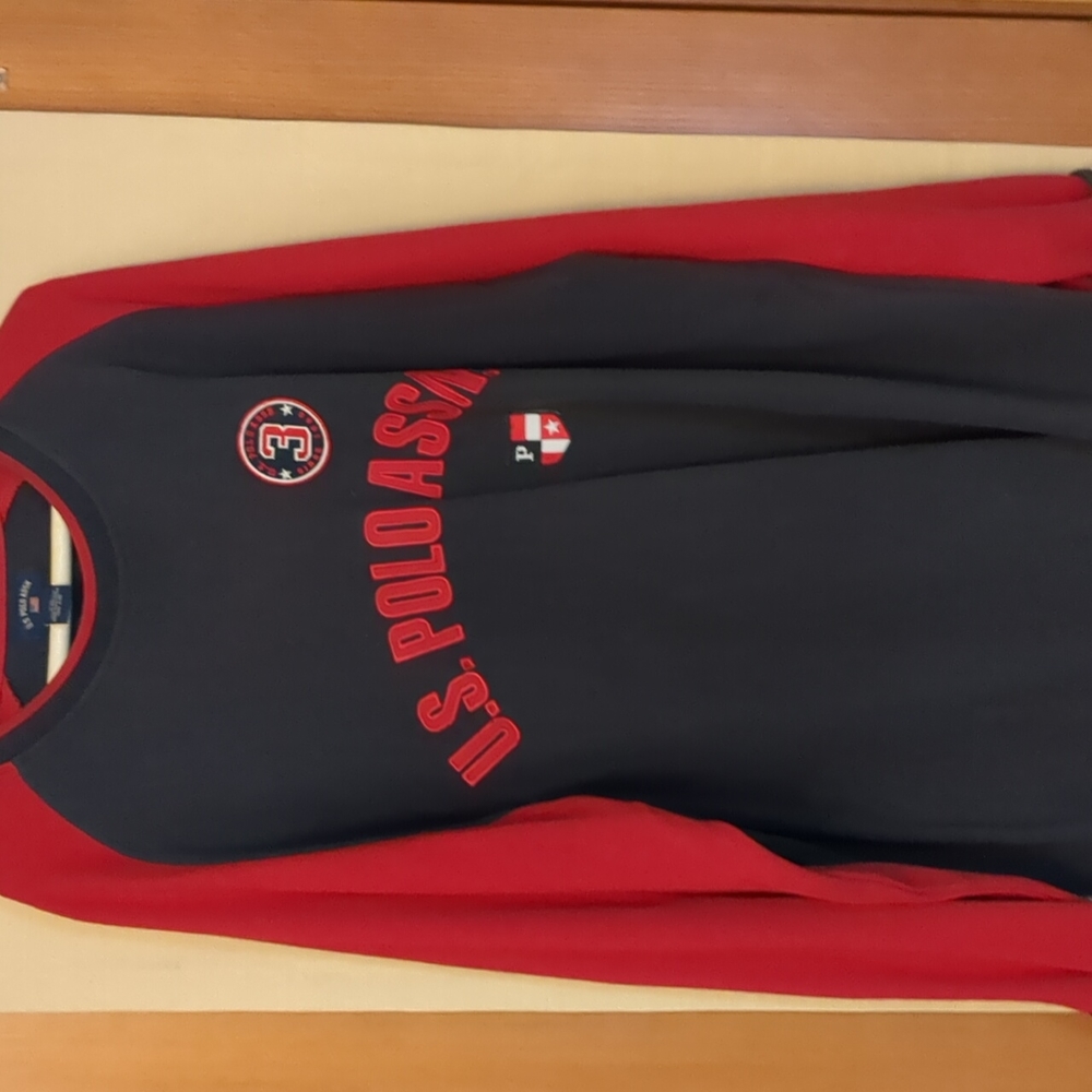 U.S. Polo Assn. Embroidered Number 3 Vintage Pullover Sweatshirt Size 2XL